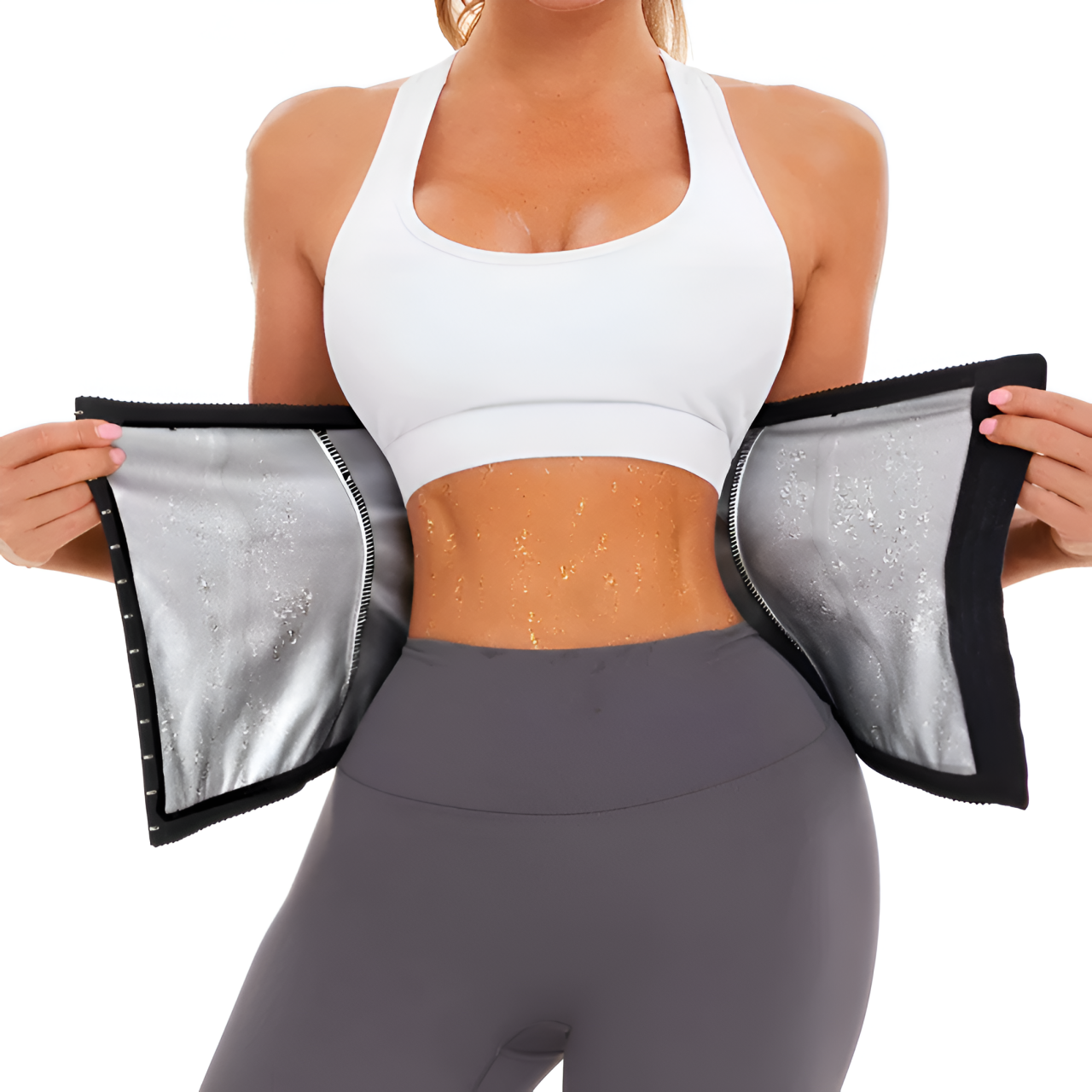 Faja Quema Grasa para Abdomen y Lumbar Efecto Sauna
