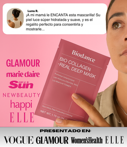 Oferta 5 Mascarillas de colágeno profundo SkinRevié® + Sérum ojos GRATIS