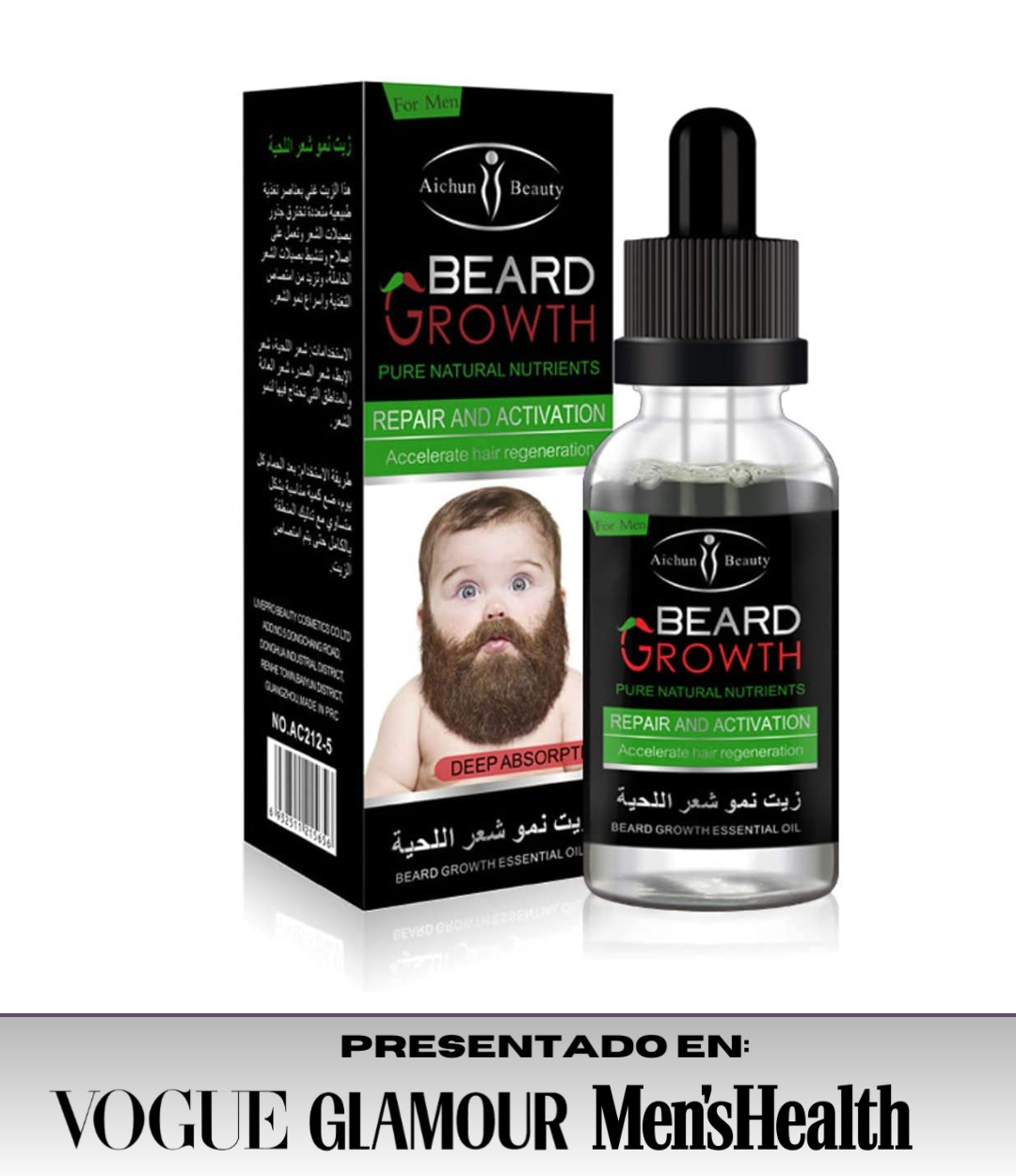IRONBEARD® - Sérum Crece Barba + Regalo