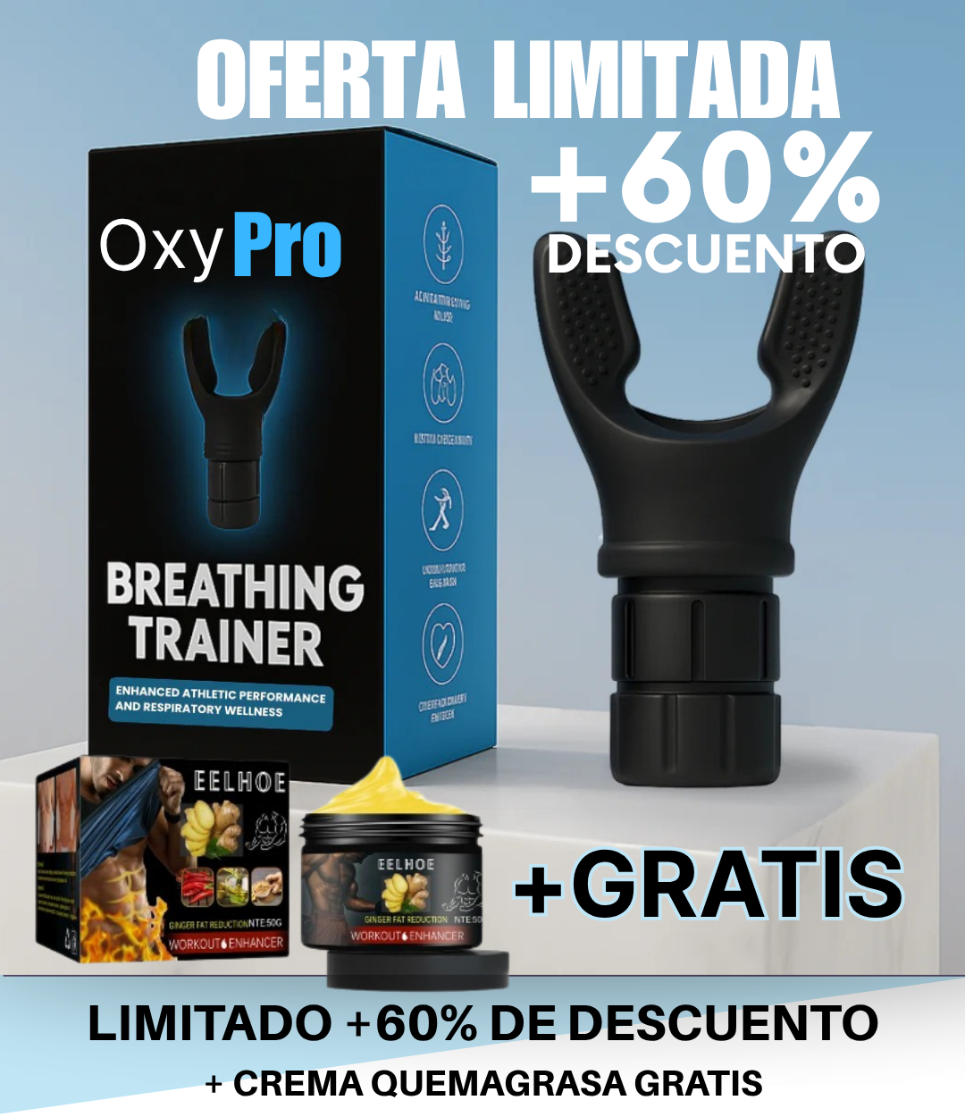 Entrenador Pulmonar OxyPro® + Regalo