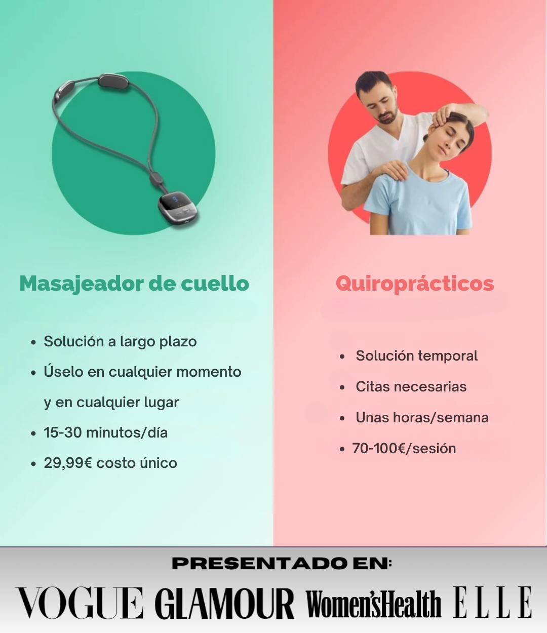 NeckPulse Pro® - Masajeador de Cuello Portatil + Regalo