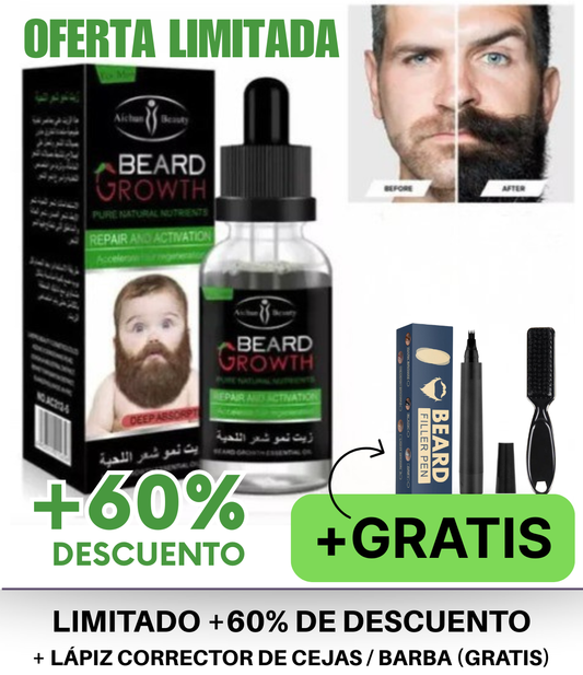 IRONBEARD® - Sérum Crece Barba + Regalo